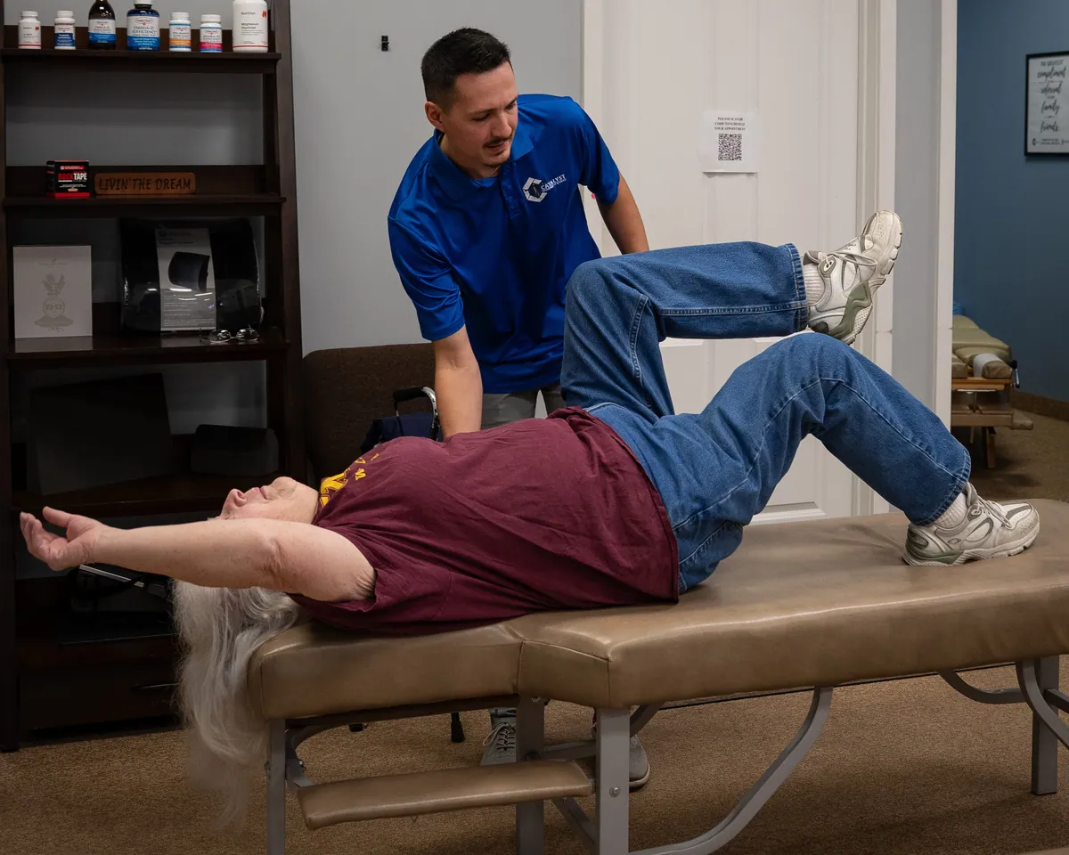 Chiropractic care back pain relief spinal adjustment blaine MN